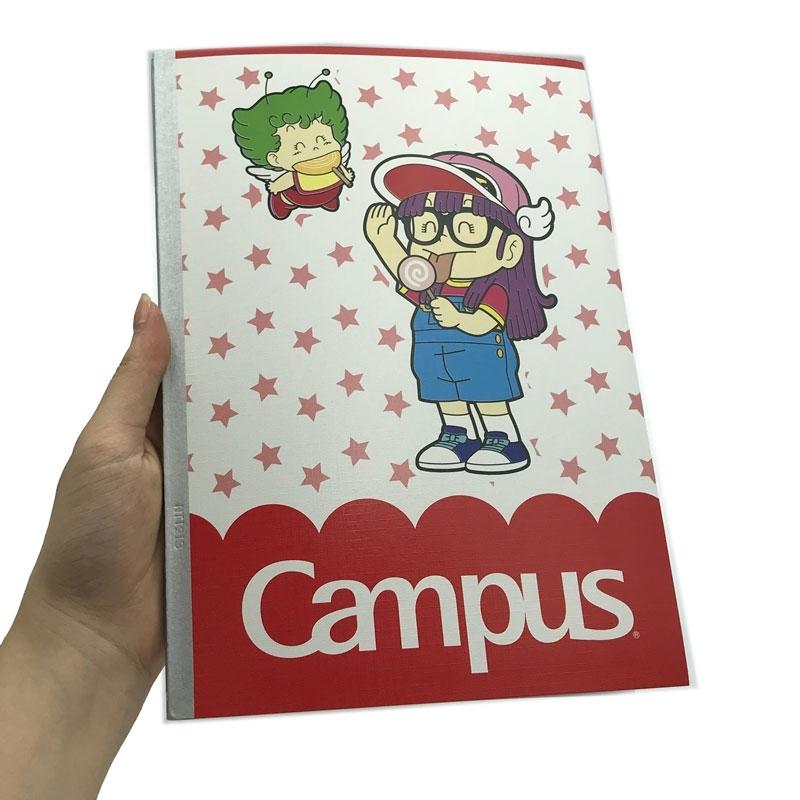 Vở Arale Gacchan-Star - B5 Kẻ Ngang Có Chấm 120 Trang ĐL 70g/m2 - Campus NB-BARS120 (Mẫu Màu Giao Ngẫu Nhiên)