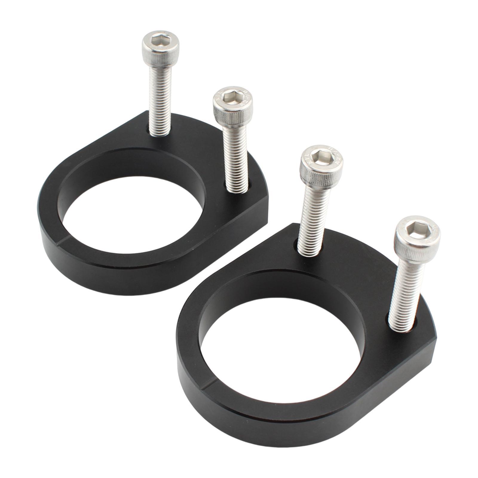2 Pieces Handlebar Risers, Handlebar Clamp 14mm Aluminum Alloy Adapters Handle Bar Riser Clamp for  Zzr1400 Motorbike Accessories