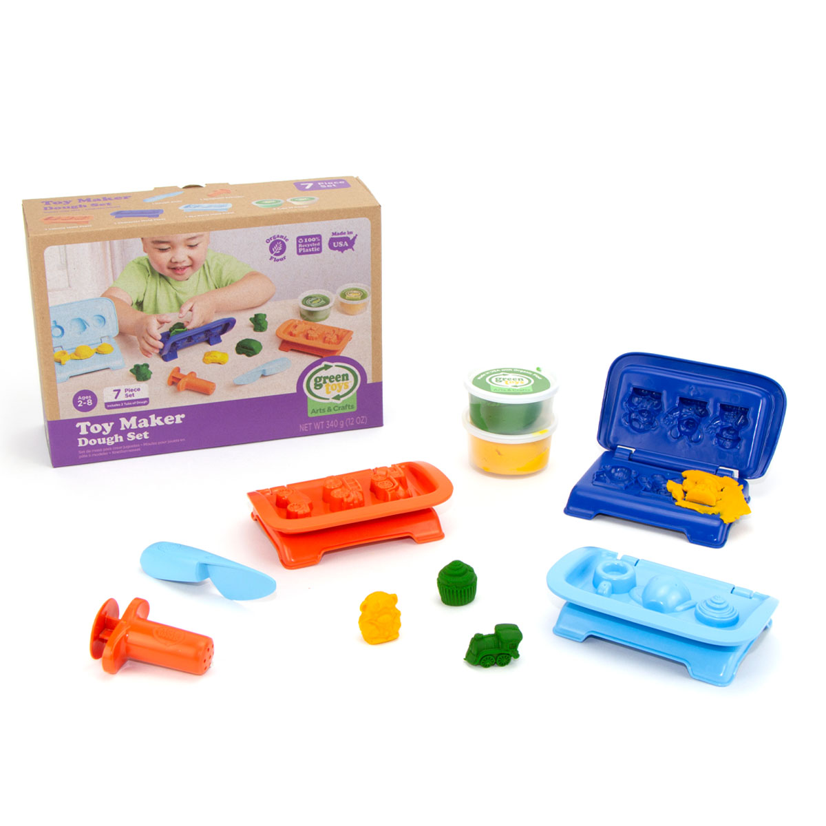 Bộ đồ chơi bột nặn sáng tạo làm đồ chơi Green Toys cho bé từ 2 tuổi