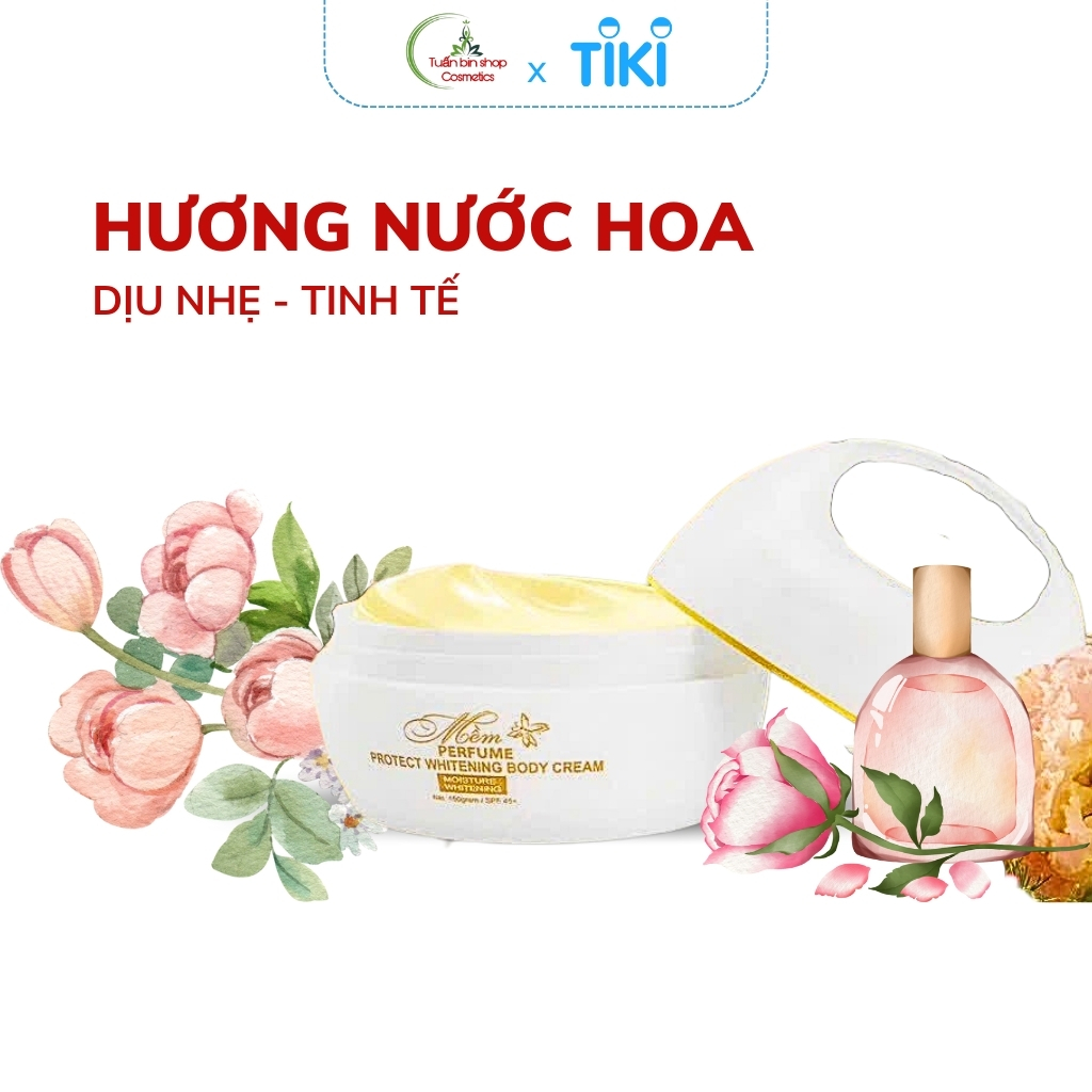 Kem rắng da body mềm Acosmetics - Dưỡng trắng nhanh chóng, mịn màng, hương nước hoa quyến rũ 150g