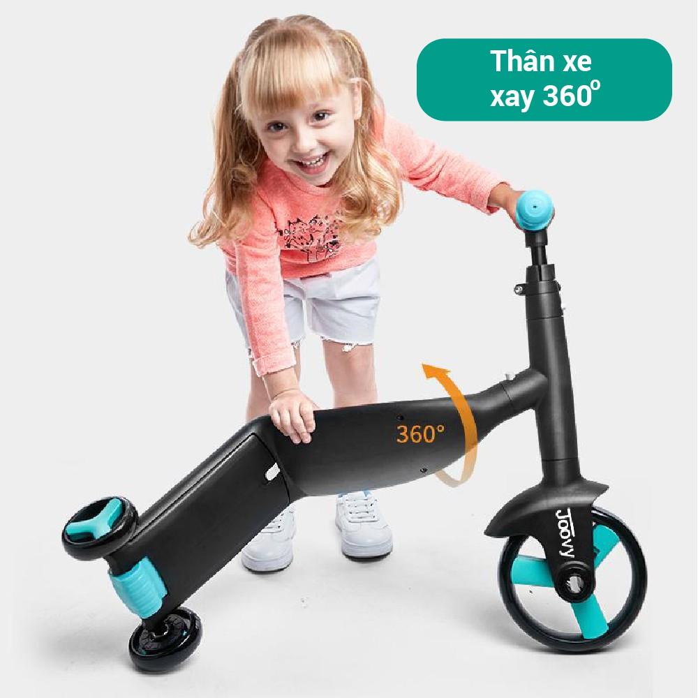 Xe trượt Scooter cho bé kiêm Xe chòi chân và Xe đạp 3 trong 1 cho trẻ em từ 1 tới 6 tuổi Nadle TF3 Joovy