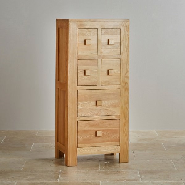 Tủ 6 ngăn kéo Oakdale gỗ sồi