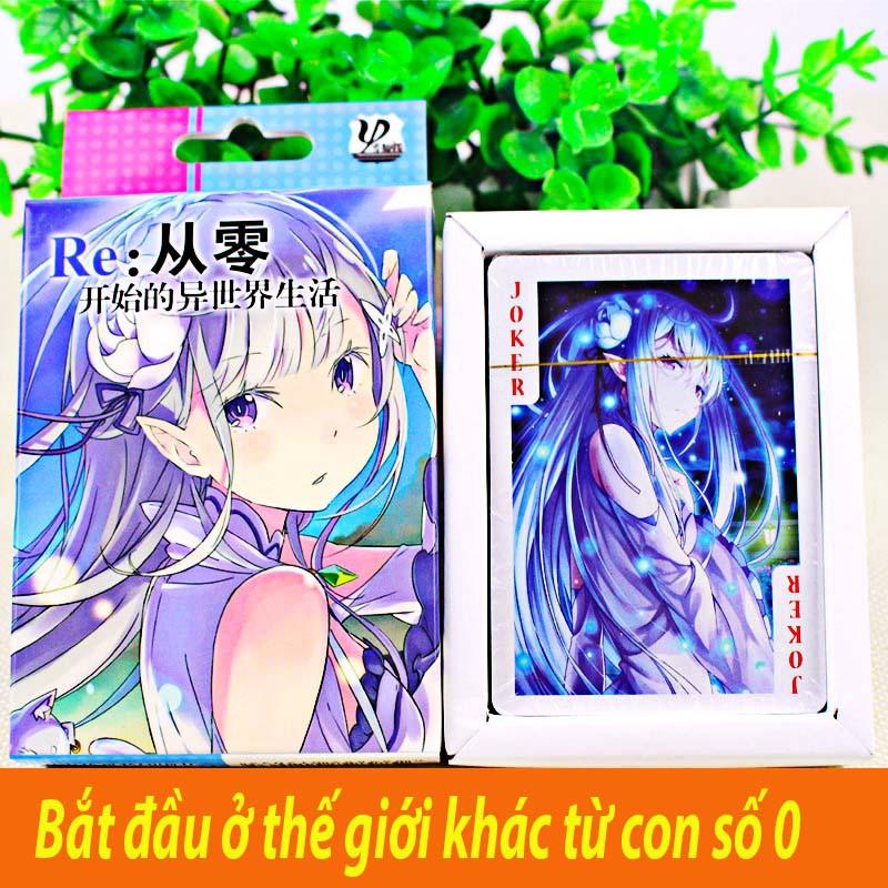 Bộ bài Tây TÂY DU KÍ, bộ tú poker TÔN NGỘ KHÔNG THỦY HỬ 54 lá in hình anime manga dễ thương độc đáo