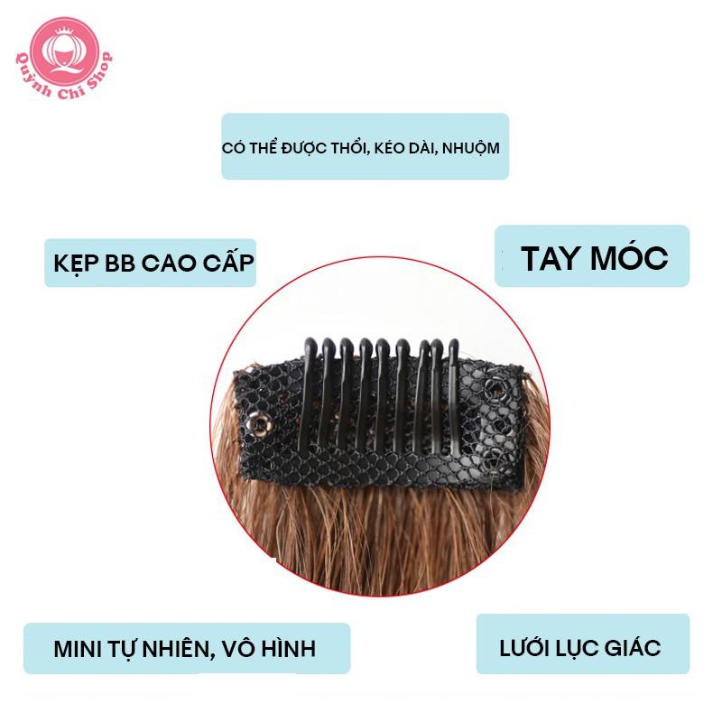 Tóc giả mái thưa Hàn Quốc, phồng tự nhiên có thể cắt, uốn, nhuộm