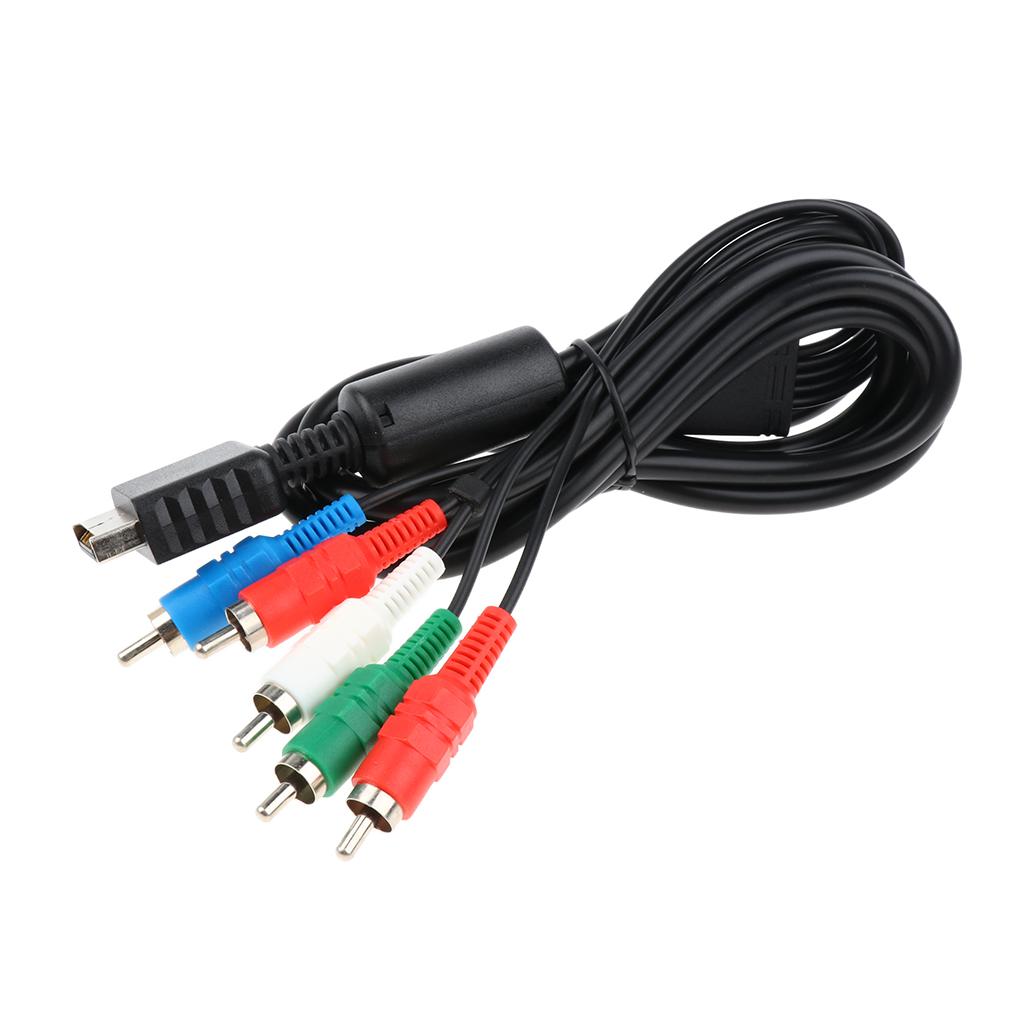 Audio Video AV Cable For Sony Playstation PS1 PS2 PS3 Console Lead Wire 1.8m