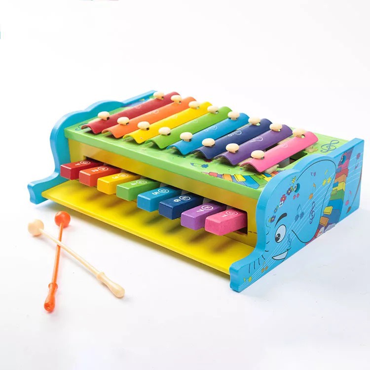 Đồ chơi tư duy - đồ chơi gỗ- đồ chơi an toàn cho bé - đàn piano gỗ MK00125