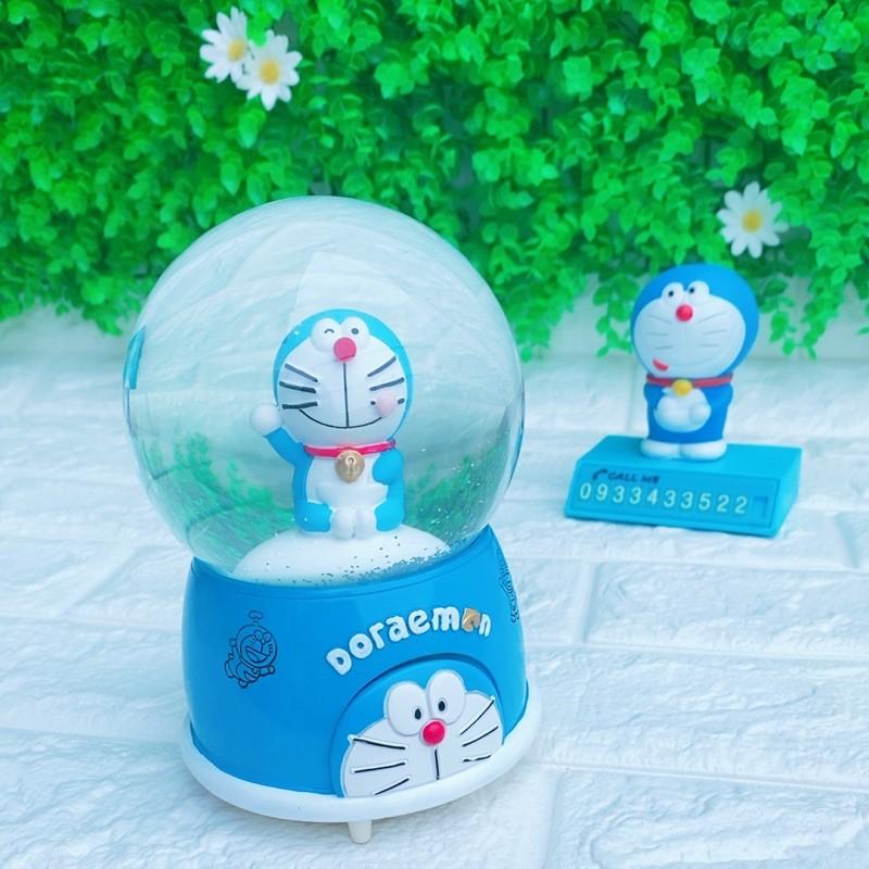 Quả cầu pha lê tuyết Doremon Doraemon