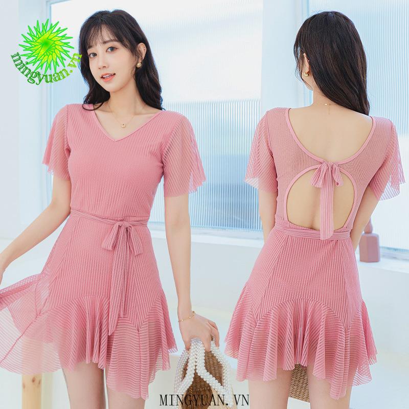 Bộ Đồ Bơi Liền Thân Hai Dây Gợi Cảm Dành Cho Nữ