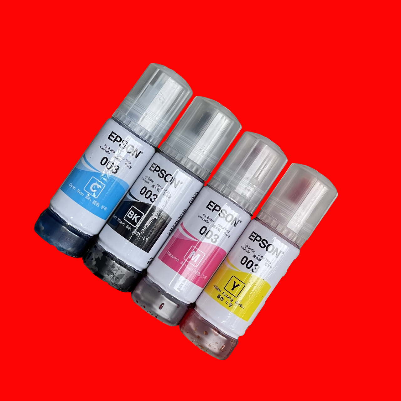 Mực cho máy in Epson L1110/ L3100/ L3110/ L3210/ L3150/ L3250/ L5190/ L5290/ L6500  ... ( Bộ 4 màu hoặc mua lẻ từng mầu: BK/C/M/Y ) - Hàng nhập khẩu