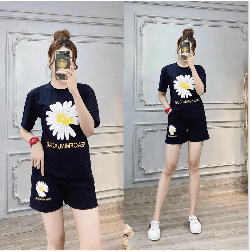 Set bộ đồ mặc nhà thun cotton nữ cực đẹp , mát mẻ , hot hè 2021 KHANH AN FASHION