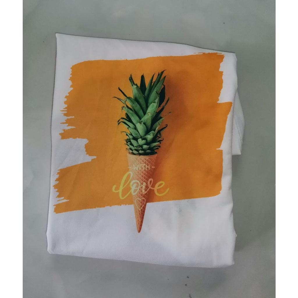 Áo thun unisex in hình trái dứa