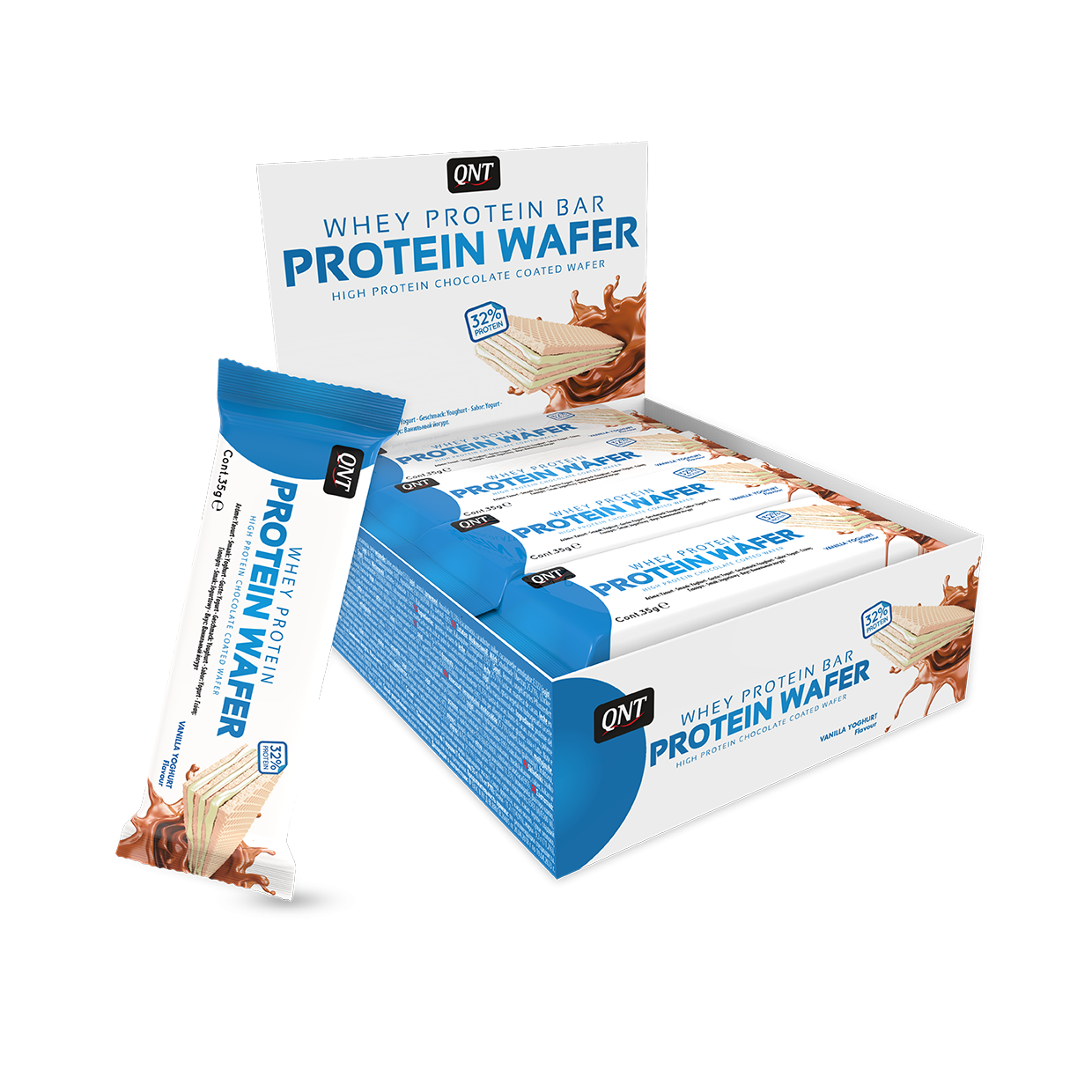 Whey Protein Bar viị Yoghurt Vanilla QNT