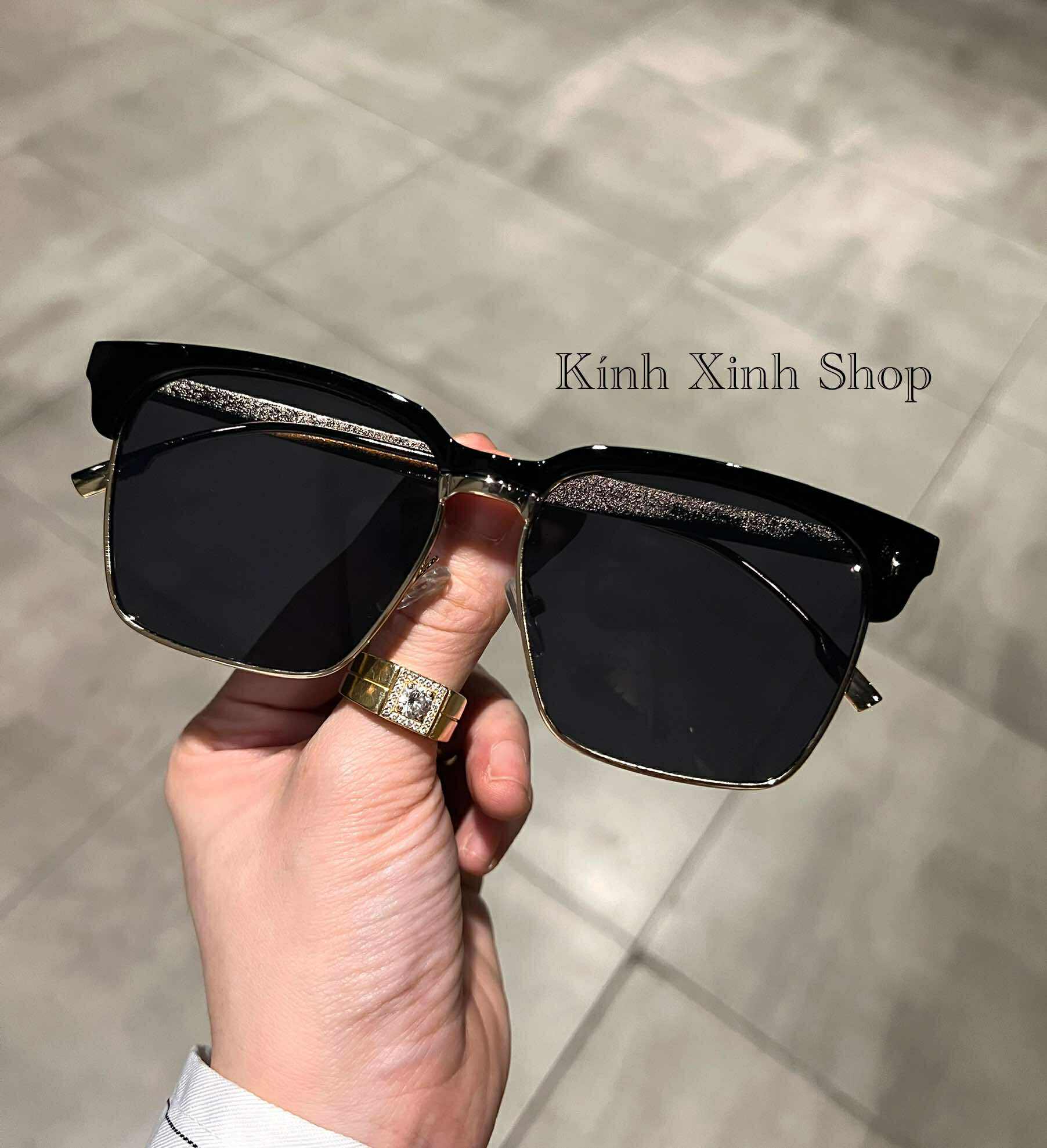 Kính mát nam Mắt vuông chống nắng uv thời trang đi đường giúp bảo vệ mắt
