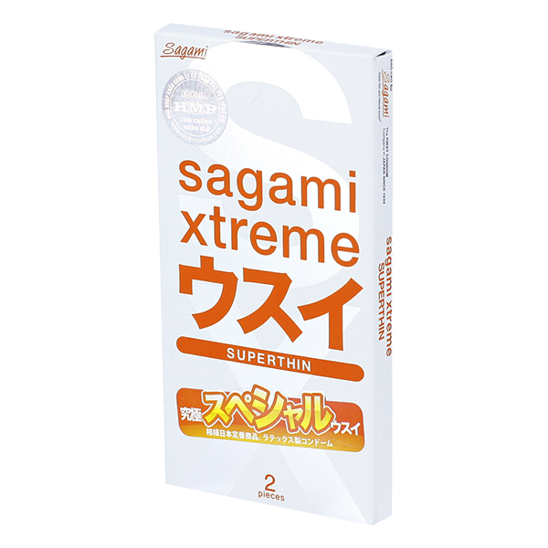 Hình ảnh Bao Cao Su Sagami Xtreme Super Thin (2 Cái / Hộp)