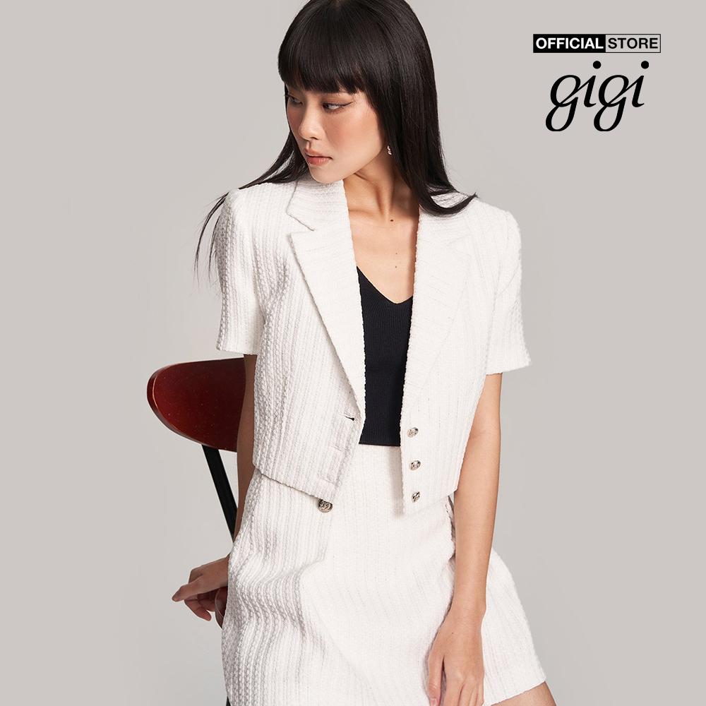 GIGI - Áo blazer nữ tay ngắn phom croptop thời trang G1403O222621