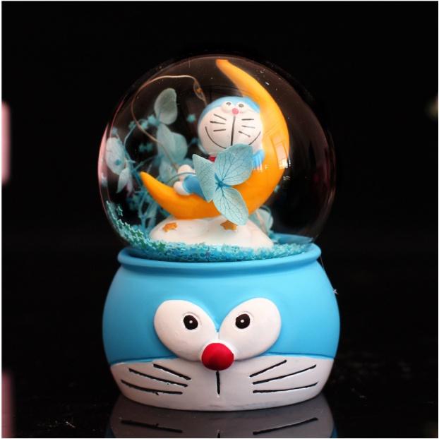 Đèn Ngủ Doraemon Siêu Dễ Thương Hình Quà Cầu Pha Lê, Decor Trang Trí, Quà Tặng Tặng Sinh Nhật, Lưu Niệm