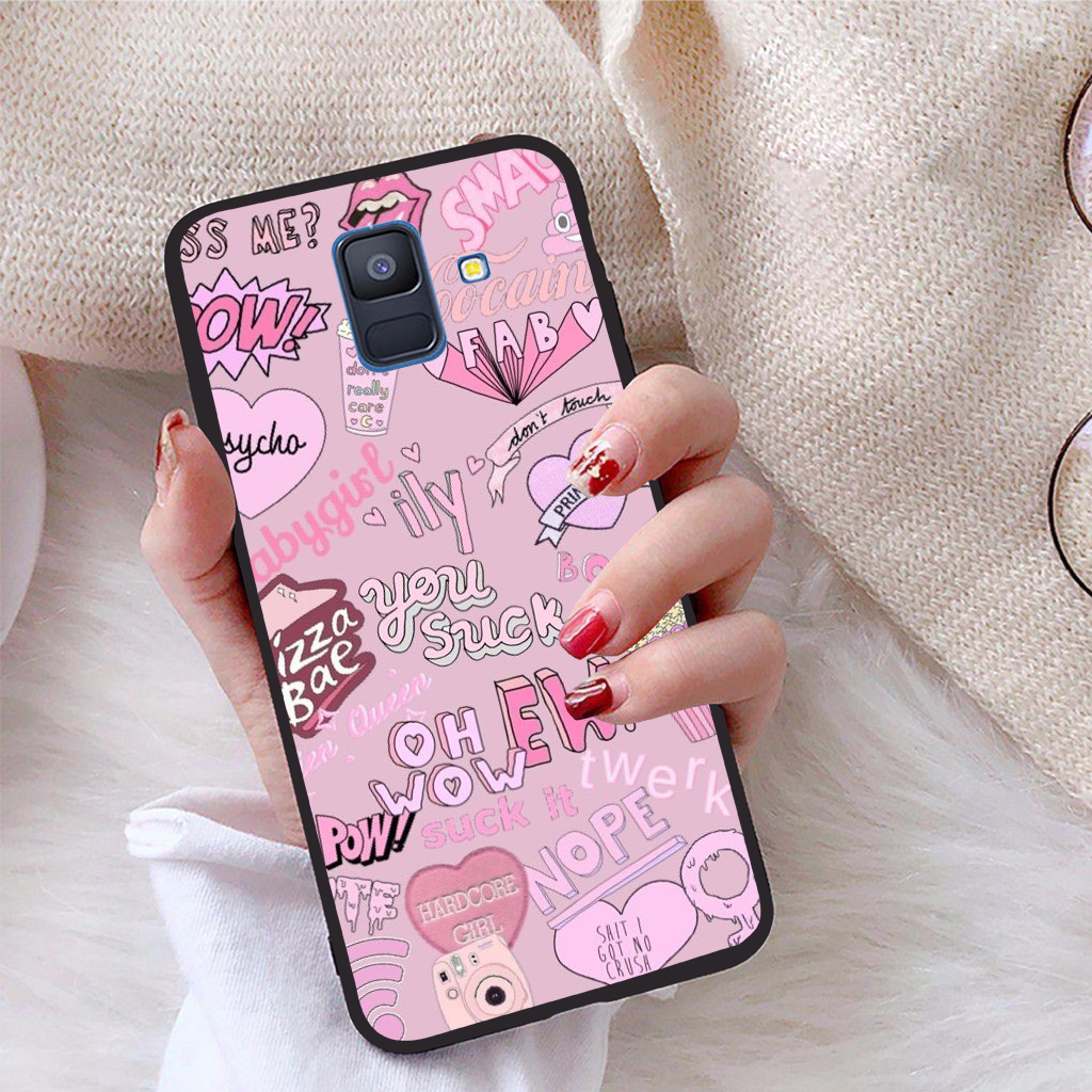 Ốp lưng dành cho Samsung Galaxy A6 2018 viền dẻo TPU Bộ Sưu Tập Phong Cách Tự Do - Hàng chính hãng