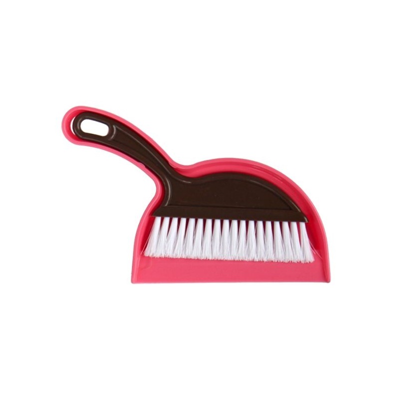 Bộ chổi &amp; xẻng hót rác Mini cán cong Echo - Hàng Nội Địa Nhật Bản