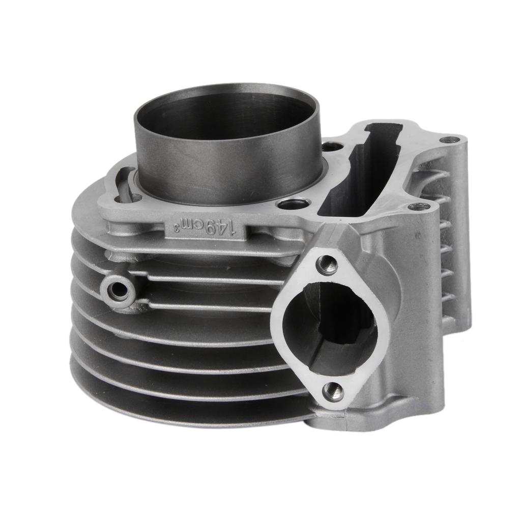 CYLINDER And PISTON ASSEMBLY 57.4MM W/ GASKETS & RING FOR GY6 125cc 150cc