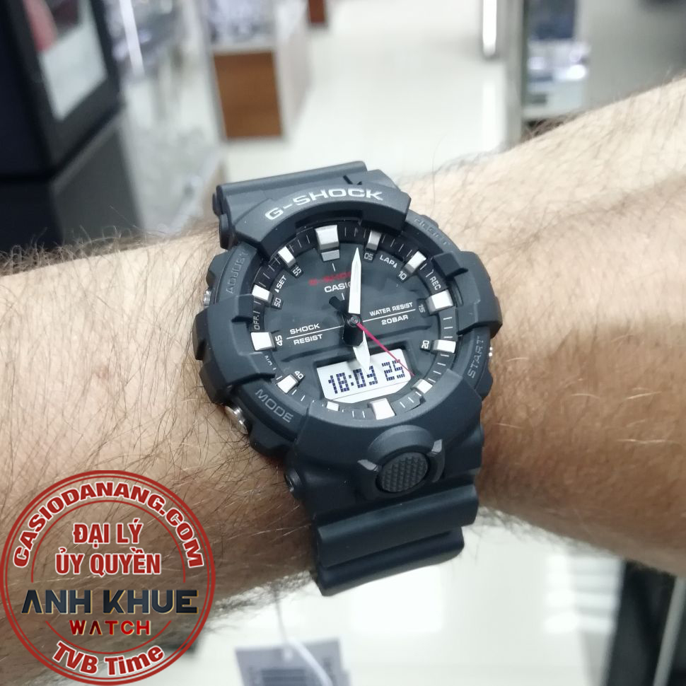 Đồng hồ nam dây nhựa Casio G-Shock chính hãng GA-800-1ADR