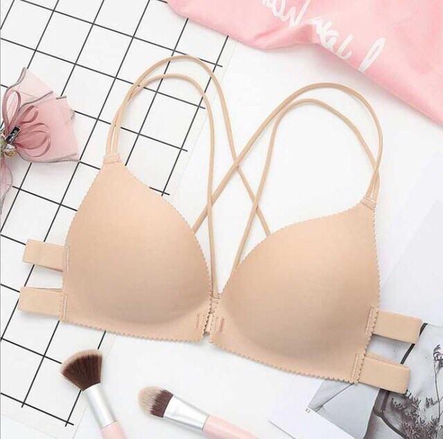 Áo bra đúc su bàn tay nâng ngực cài trước 810