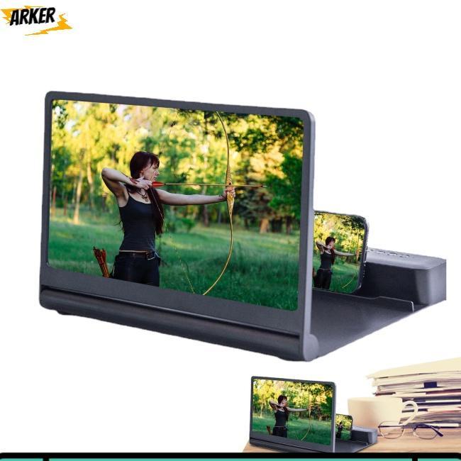 Giá Đỡ Khuếch Đại Tín Hiệu Âm Thanh Điện Thoại Di Động AK F12 Hd Màn Hình Lớn 12 Inch Bluetooth 6d