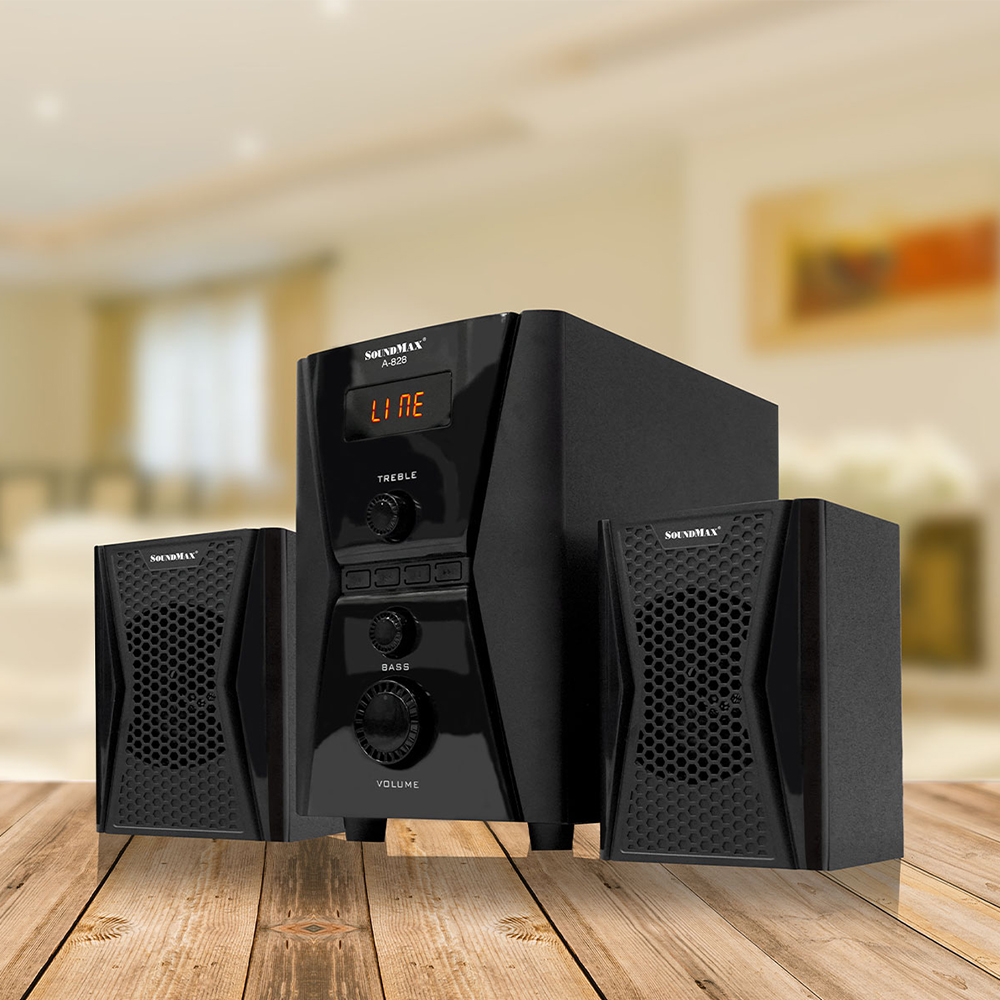 [Hàng Chính Hãng] Loa SoundMax A-828 có bluetooh thiết kế nhỏ gọn  | Loa máy tính SoundMax A828 - Loa Nghe Nhạc Bluetooth