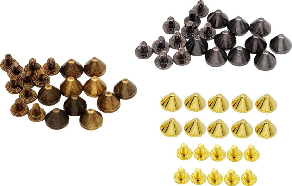 Set 10 Phụ Kiện Đinh Tán Dùng Trang Trí Quần Áo, Túi, Đồ Da, Giày