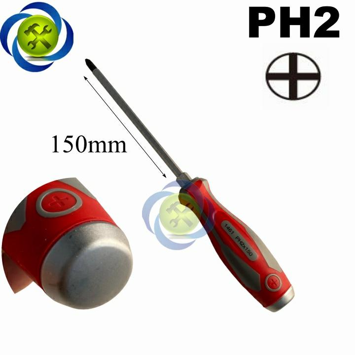 Vít đóng bake Kingtony 14610206 PH2 x 150mm cán đỏ