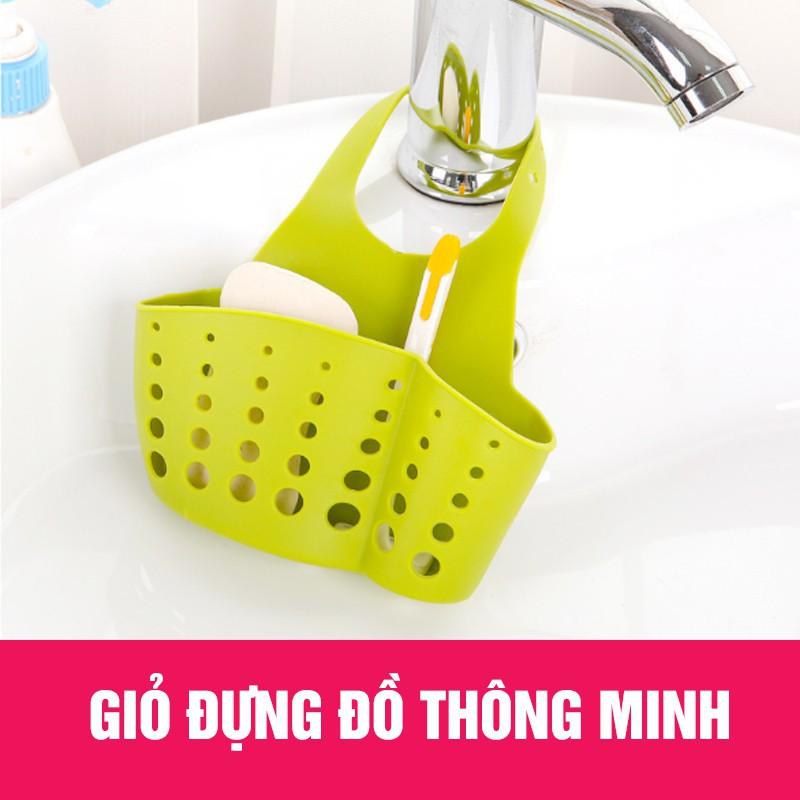 Giỏ đựng đồ treo vòi nước tiện dụng - giao màu ngẫu nhiên - GD668
