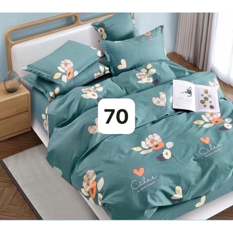 Sale Bộ chăn ga 100% cotton Hàn Quốc 5 món 1m đến 1m8 GỐI ÔM DÂY KHOÁ - 6