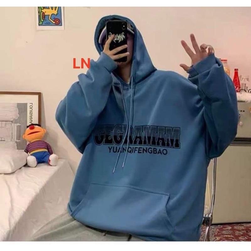 Áo hoodie chữ to GEGRE DA6