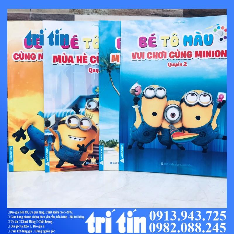 BÉ TẬP TÔ MÀU MINION CHO BÉ THỎA MÃN TRÍ TƯỞNG TƯỢNG