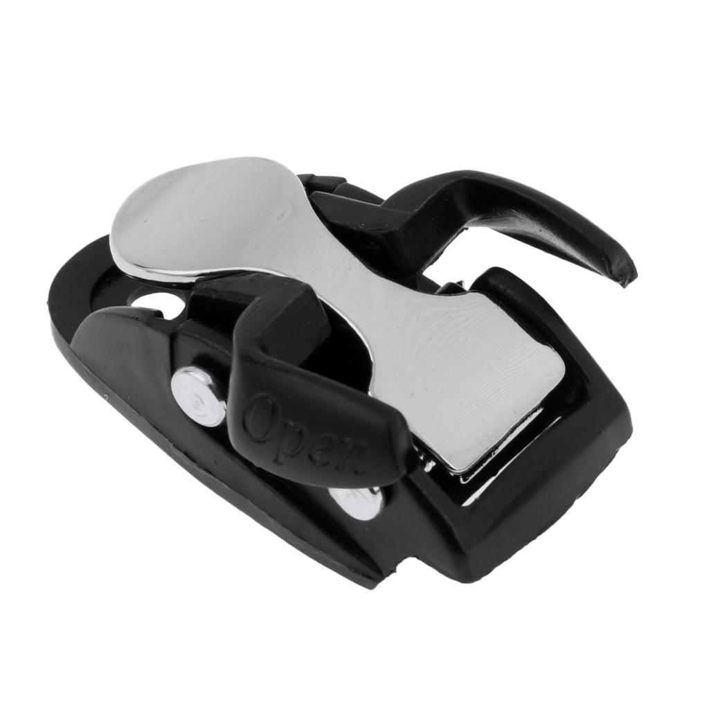 Durable Inline Skating Roller Shoes Spider Buckle with Screw Nut Black