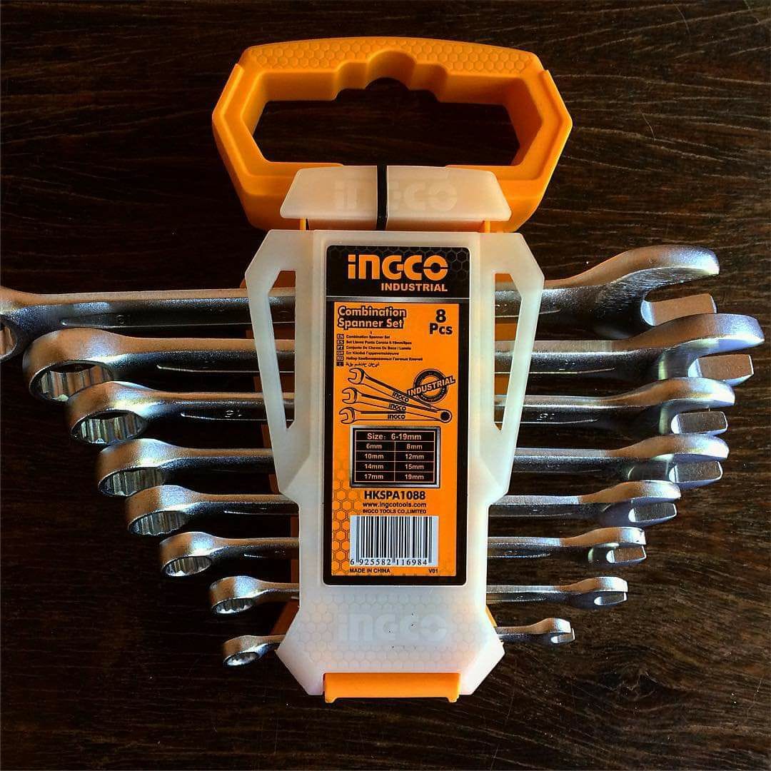 Bộ 8 cờ lê vòng miệng  INGCO HKSPA1088