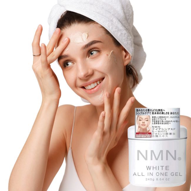 Kem Dưỡng Nmn White All In One Gel 245g Nhật Bản, Gel Dưỡng Nmn Giúp Da Căng Mịn Phục Hồi Da