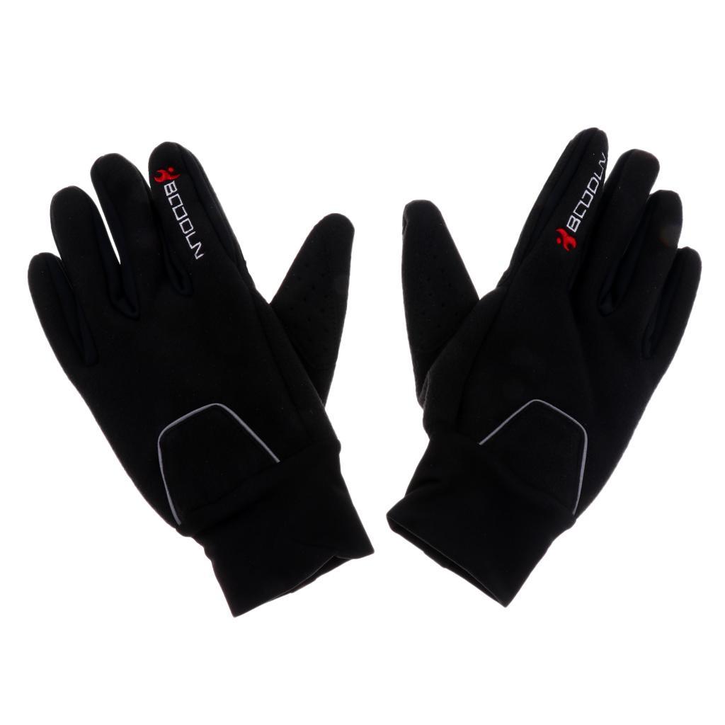 1 Pair Cycling Gloves Full Finger Shockproof Sports Skiing Motorcycle Gloves