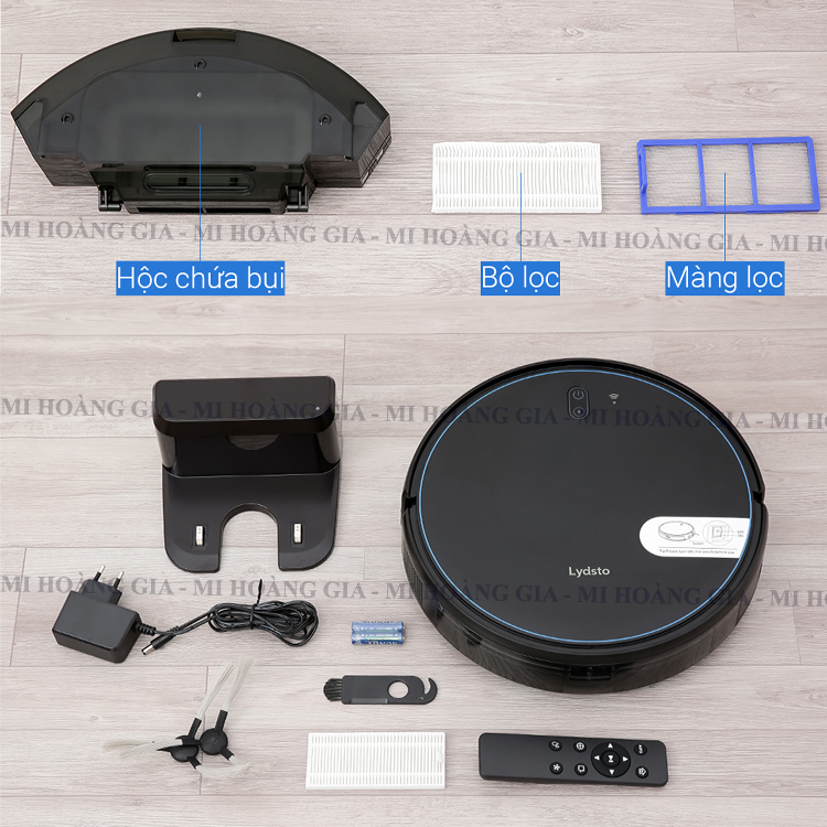 Robot Hút Bụi Lau Nhà XIAOMI Lydsto G2, Tự Động Đổ Rác, Diện Tích Hoạt Động 200m2, Công Suất 28W - Hàng Chính Hãng