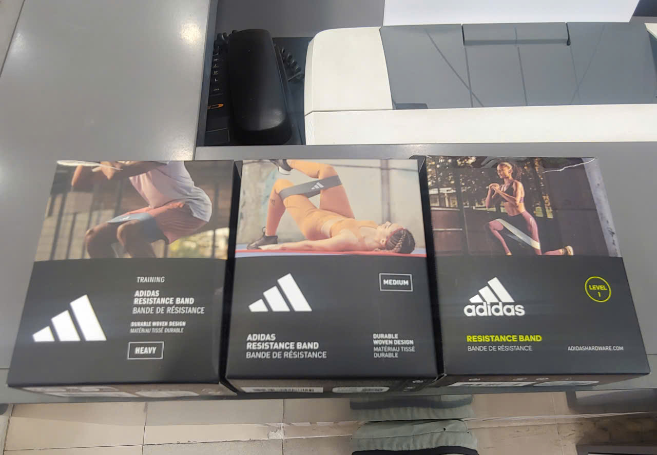 Dây Kháng Lực Thun Co Giãn ADIDAS ADTB-1070 Resistance Band (Bảng rộng 7.5 cm) - Hàng Chính Hãng