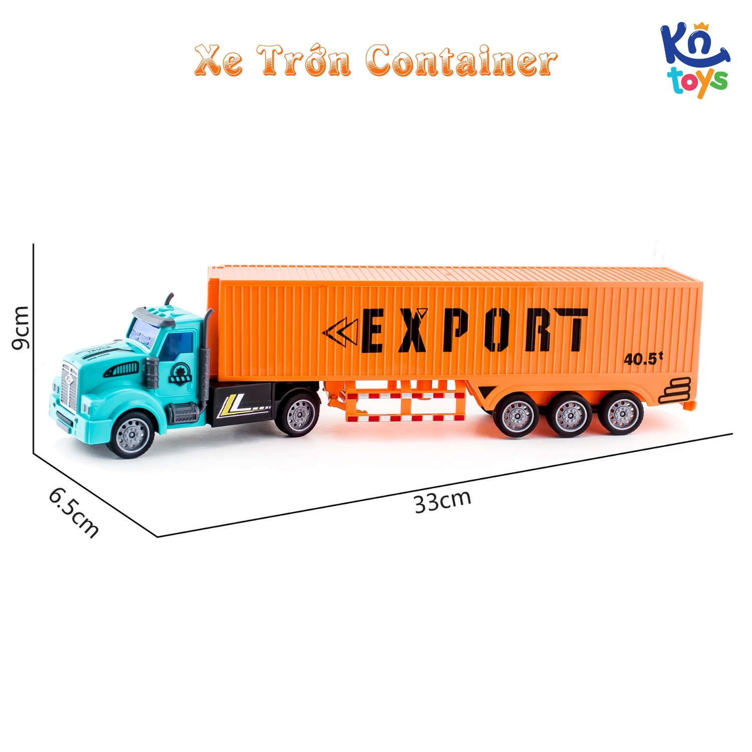 Đồ Chơi Mô Hình Tỷ Lệ 1:48 SINO412-3 – Xe Trớn Container KN TOYS