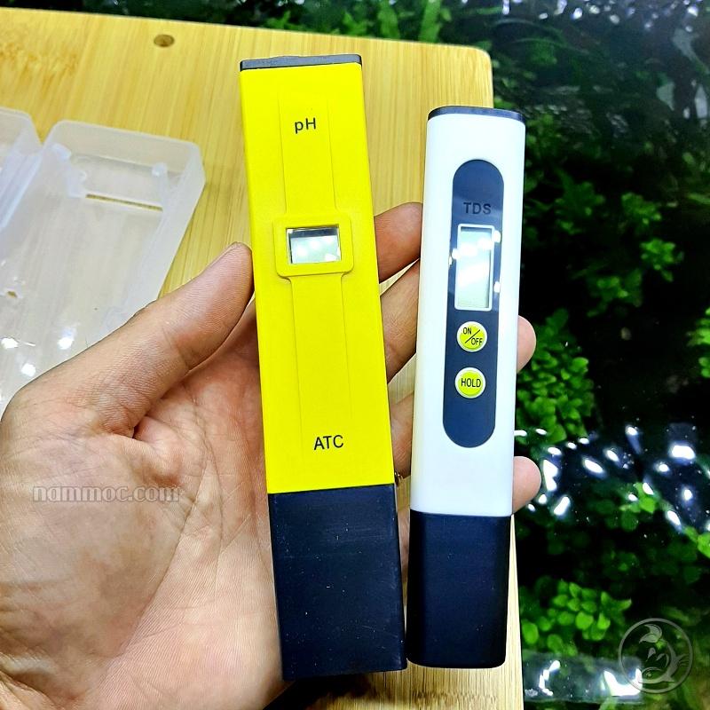 COMBO Bút Đo pH & TDS New | Bộ Bút Đo Kiểm Tra Chất Lượng Nước Uống, Thuỷ Canh, Bể Cá Cảnh, Thuỷ Sinh