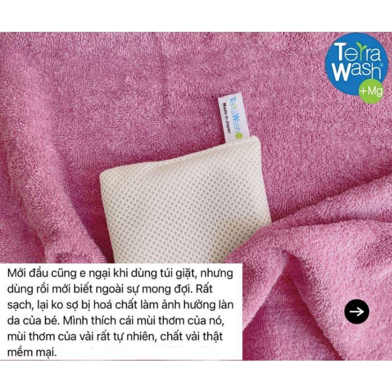 Terra Wash +Mg - Túi Giặt Quần Áo Công Nghệ Nhật Bản, Thay Thế Hoàn Toàn Xà Phòng Và Nước Giặt.