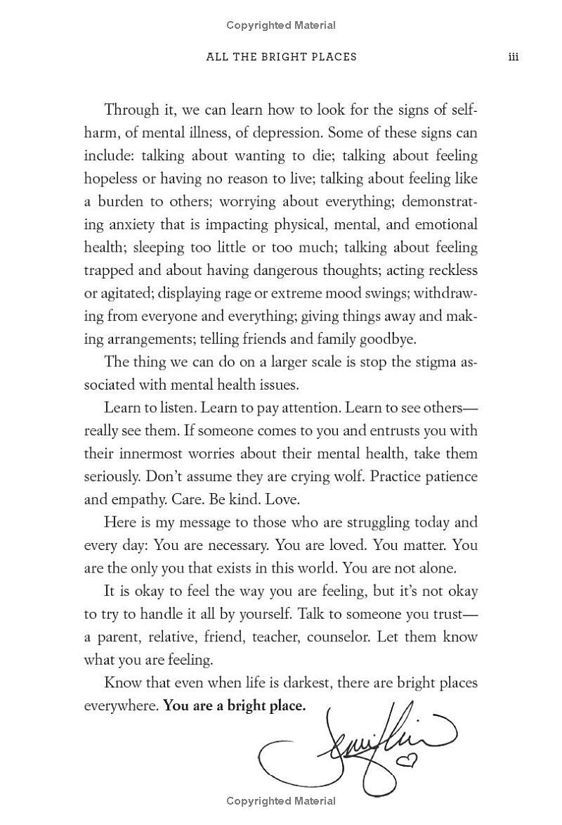 Sách ngoại văn: All The Bright Places Collector's Edition