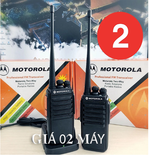 Bộ Đàm Motorola Xpr - 700E Phiên Bản Mới, Liên Lạc Xa Tới 3Km, Pin Sử Dụng Lên Tới 12H Liên Tục Hàng Nhập Khẩu