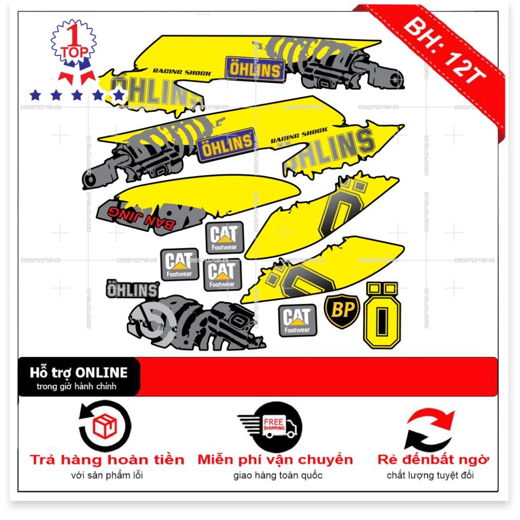 Tem rời Click 110 ohlins đen