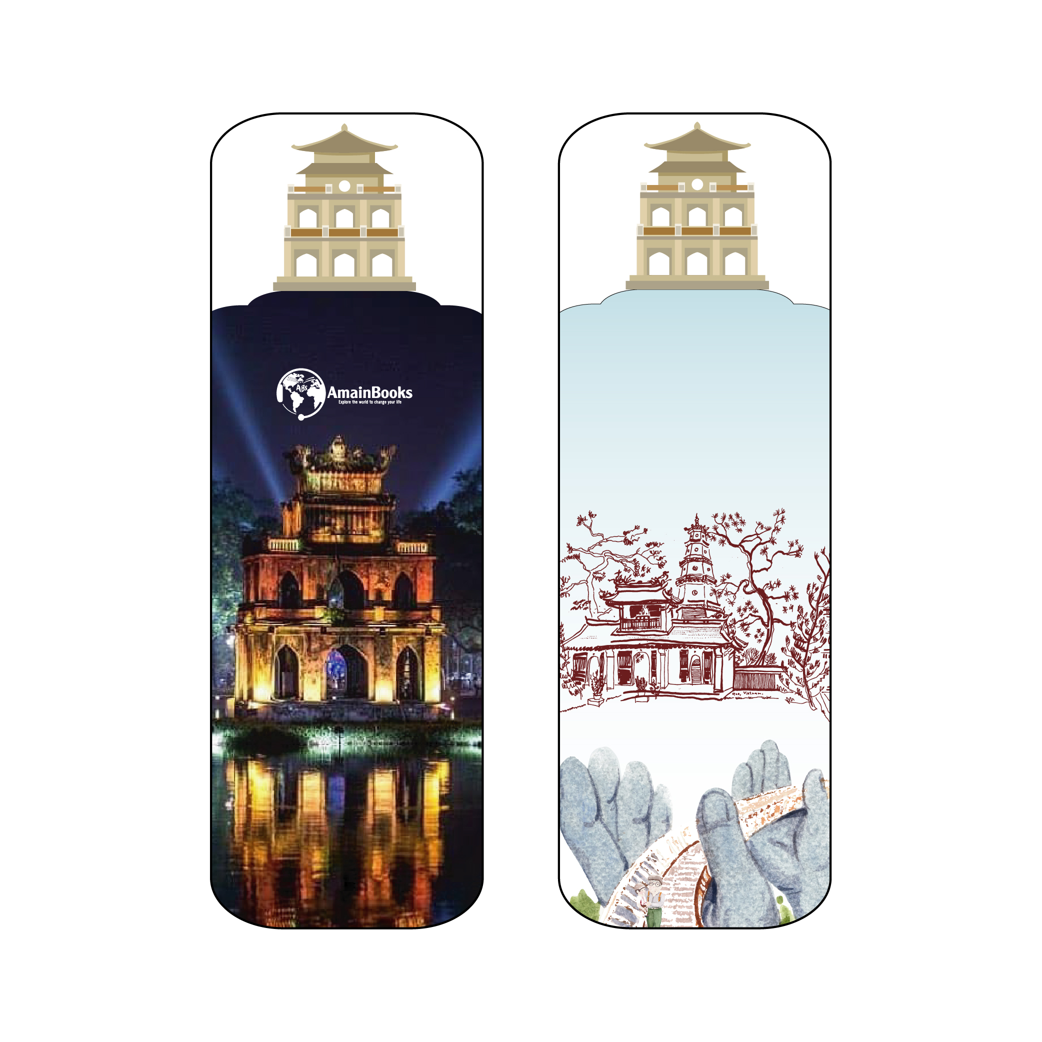 Bookmark Đánh Dấu Sách Danh lam Thắng cảnh