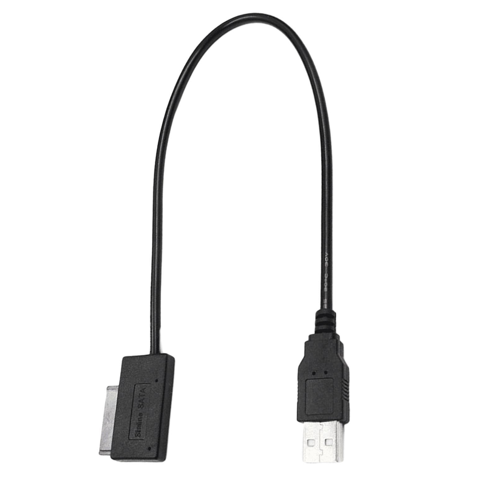 USB 2.0 to 2.5inch 7+6 13Pin SATA Converter Cable Adapter For SATA HDD