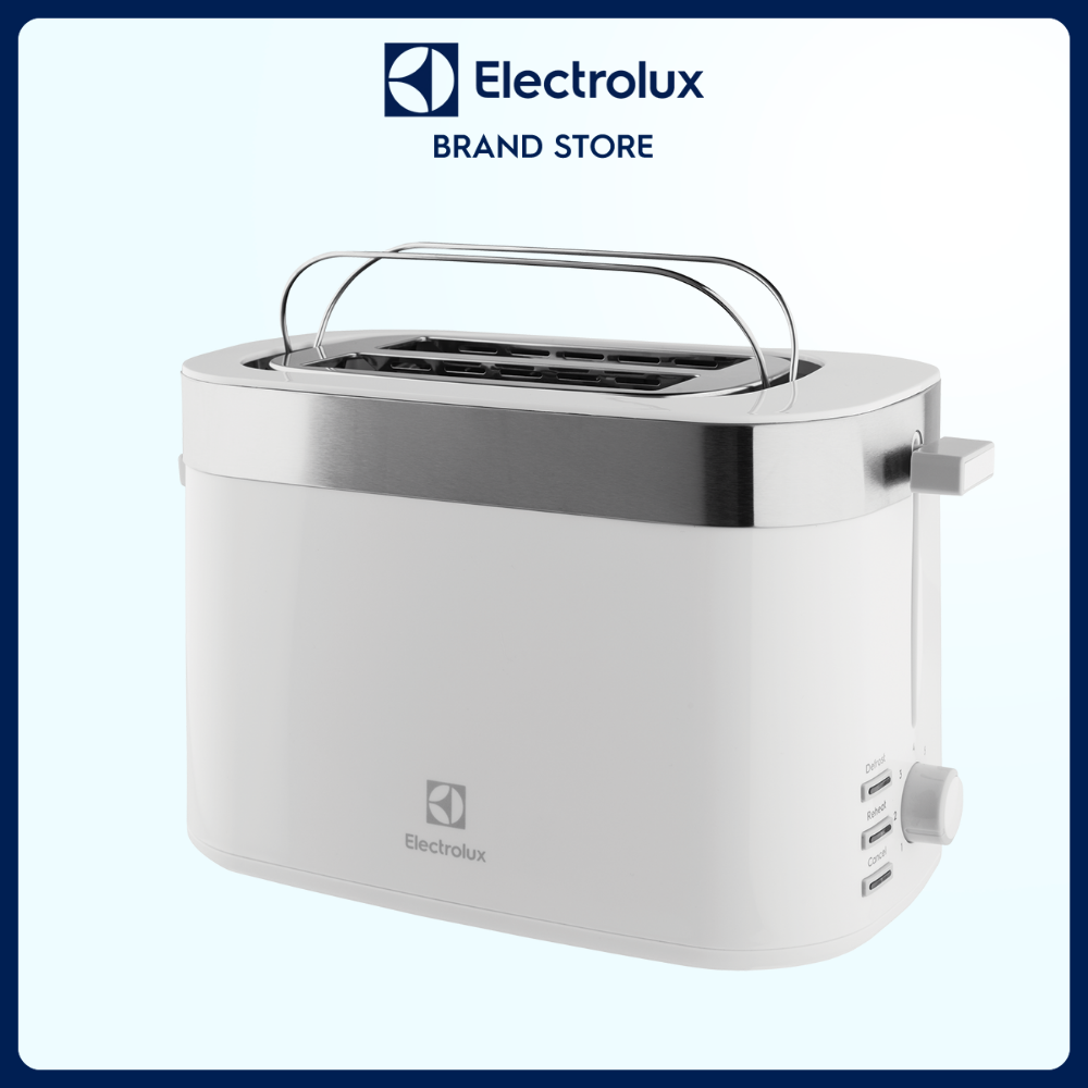 Máy nướng bánh mì Electrolux E2TS1-100W - 7 chế độ điều chỉnh độ giòn phù hợp, nơi cất dây nguồn gọn gàng [Hàng chính hãng]