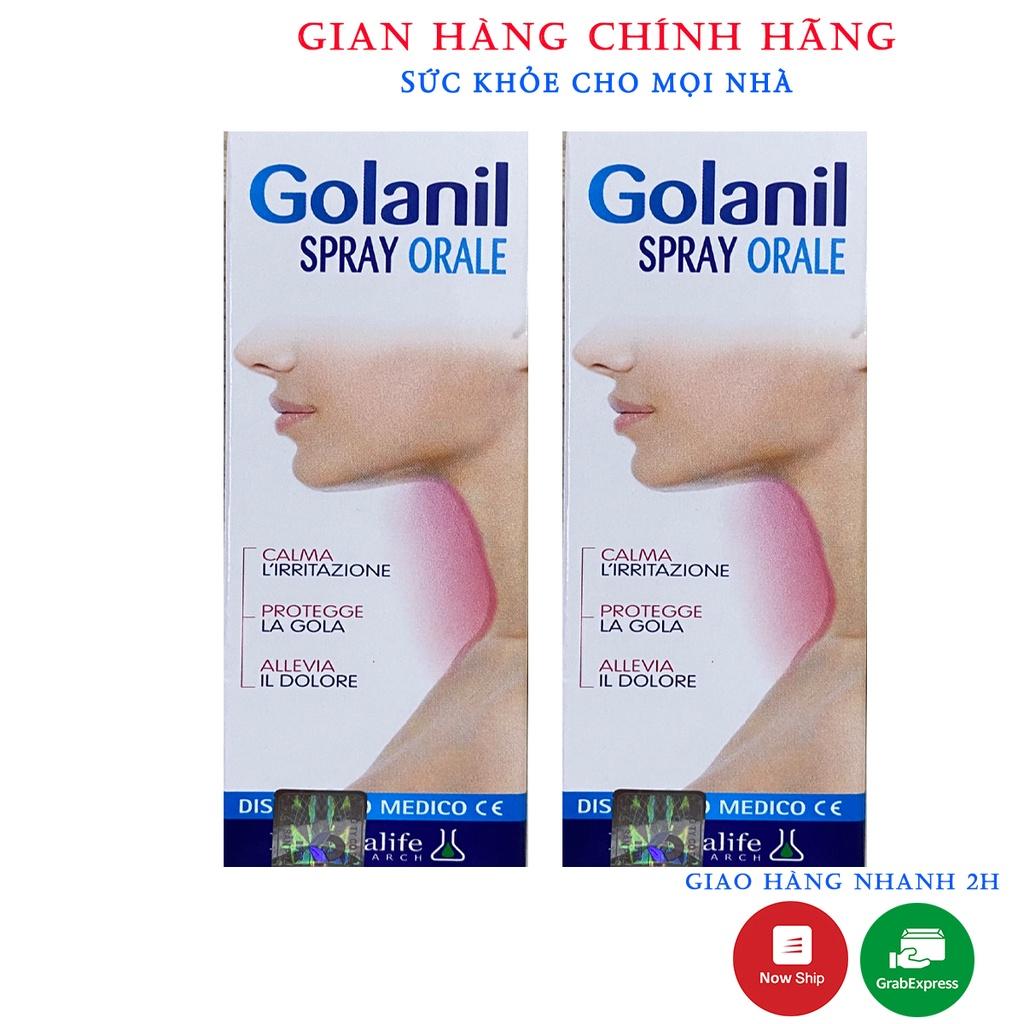 Xịt Họng Cho Bé Từ 2 Tuổi Golanil Spray Orale.Giúp Giảm Ho,Đau Rát Họng Cấp Mãn Tính