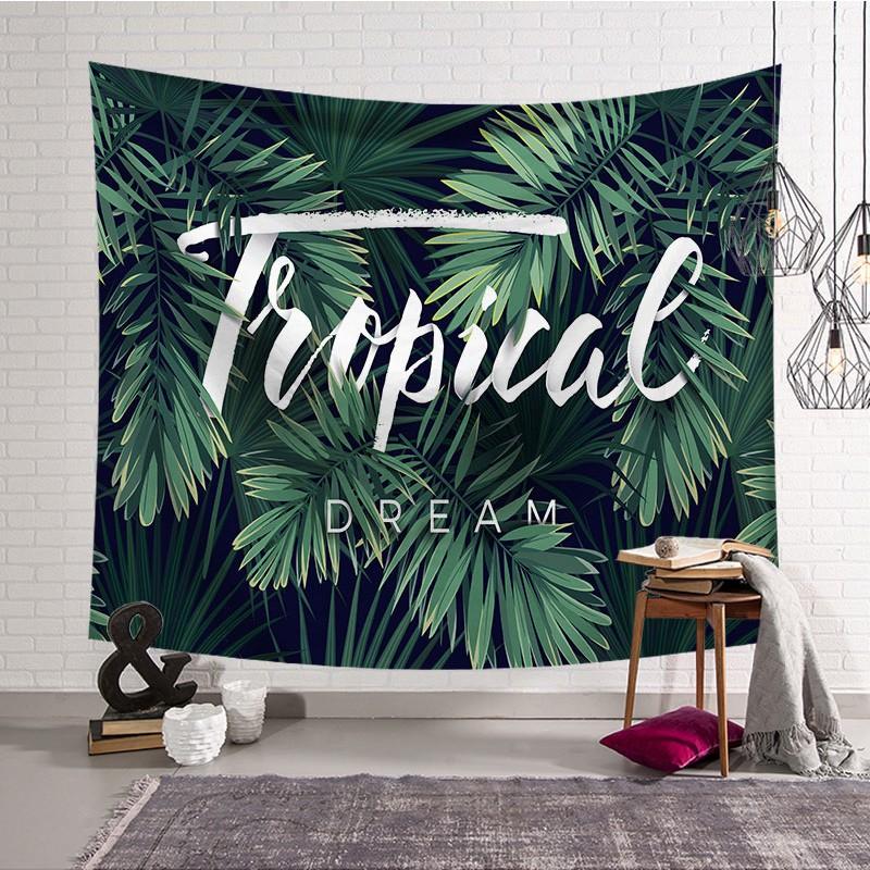 Bộ sưu tập Phong cách Tropical: thanh bình, dễ chịu - Tranh vải treo tường decor phòng (TẶNG kèm 01 bộ móc )